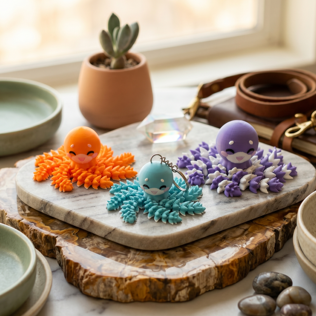 3D Printed Flexi Octopus