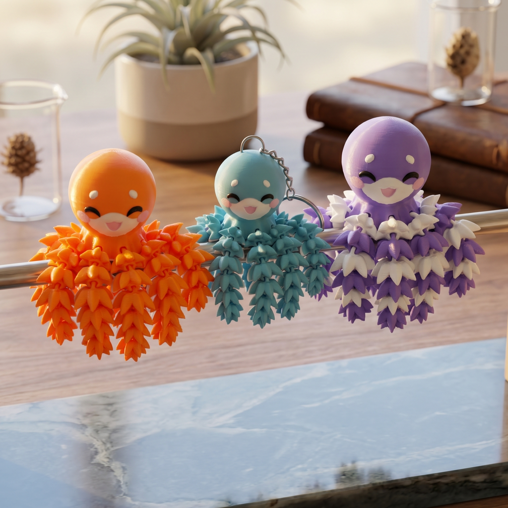 3D Printed Flexi Octopus