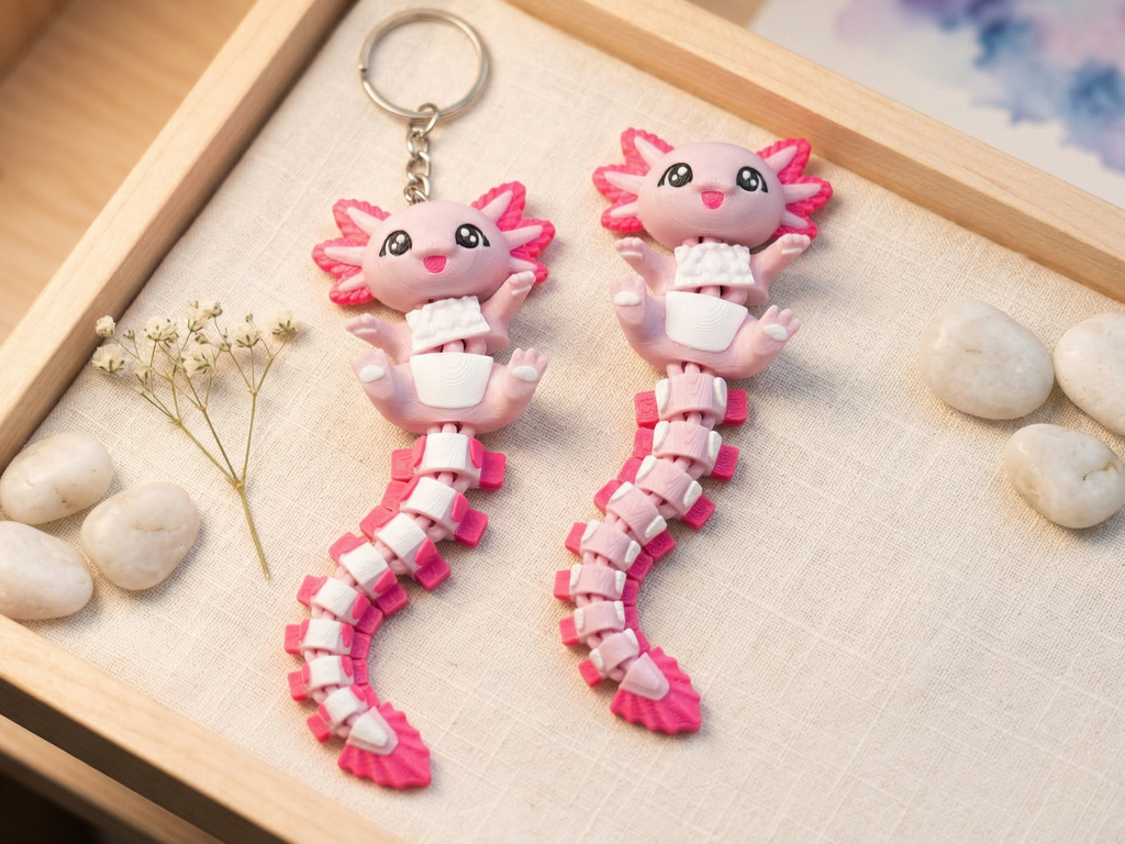 Fluffy Tail Axolotl