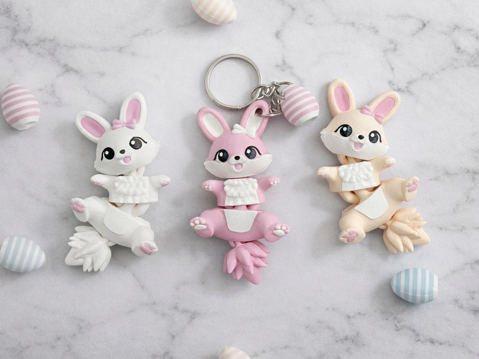 3D Printed Articulated Bunny